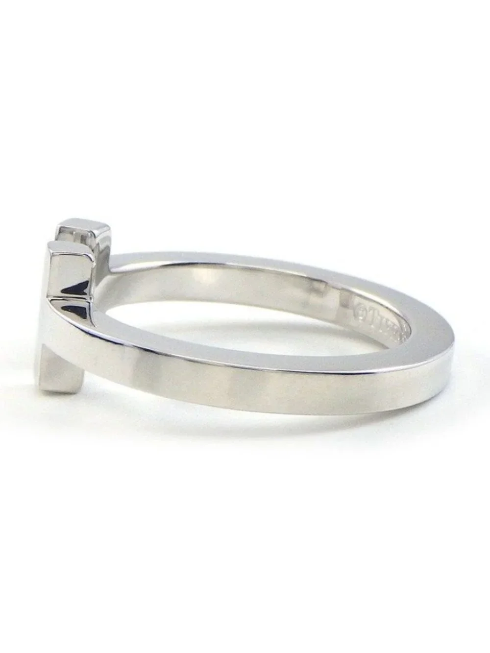 Tiffany & Co Ring T Square 18K White Gold